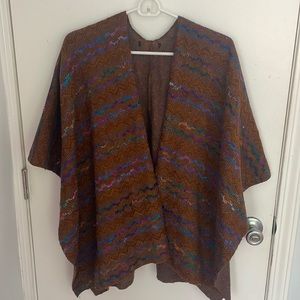 VINTAGE PONCHO SHAWL